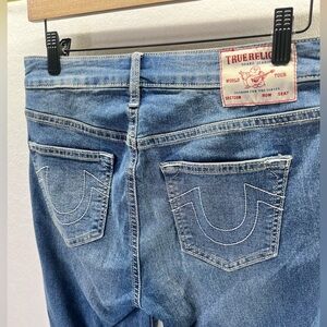 True Religion Jennie Curvy Mid Rise Super Skinny Jeans Womens 28 Stretch 1989